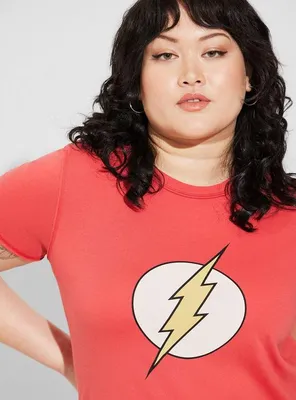 Warner Bros The Flash Classic Fit Crew Neck Top