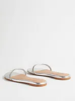 Lucite Slide Sandal (WW)