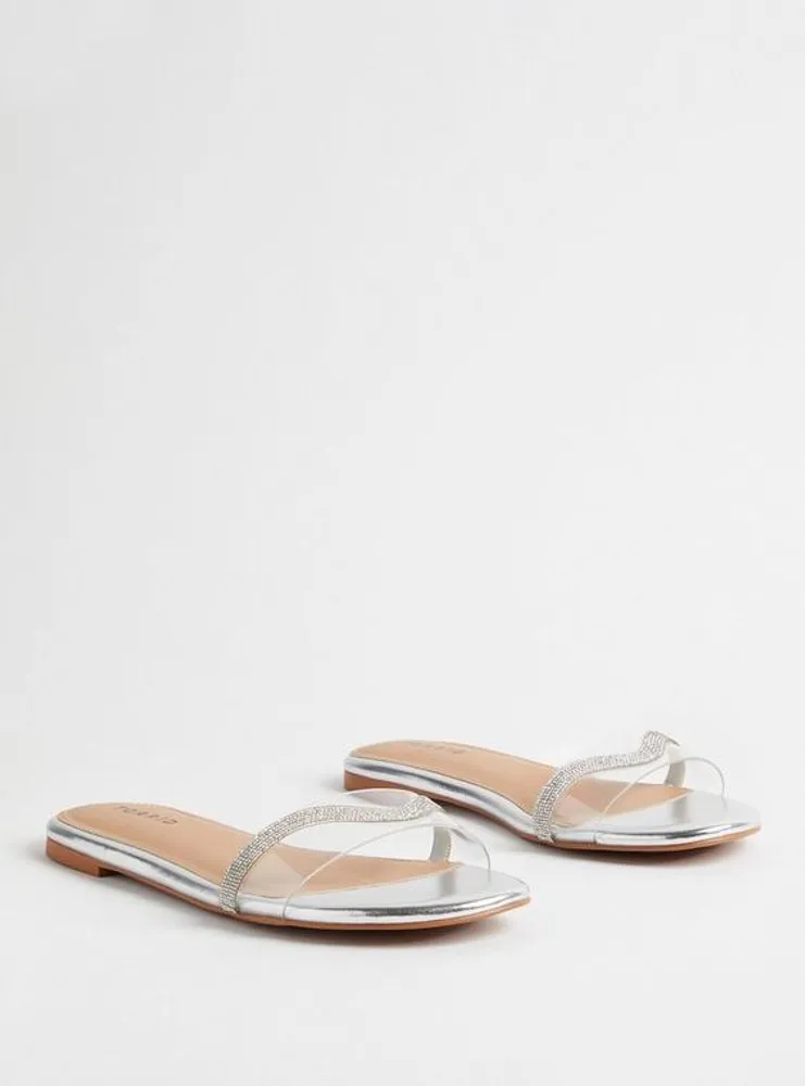 Lucite Slide Sandal (WW)