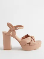 Soft Knot Heeled Platform (WW