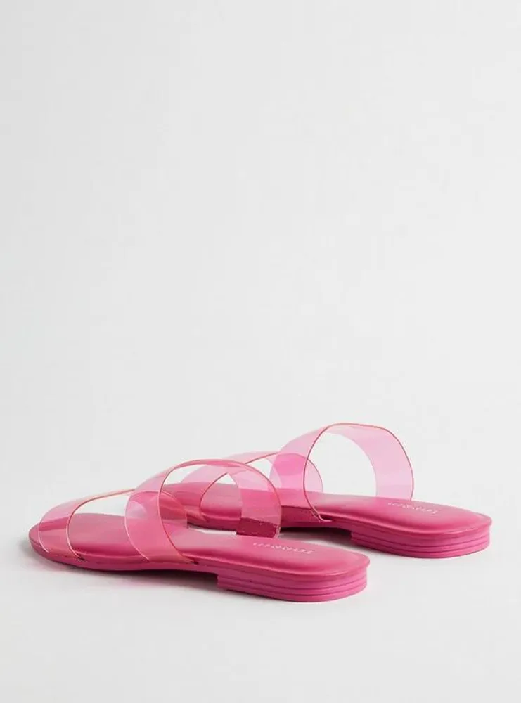 Lucite Strappy Sandal (WW)