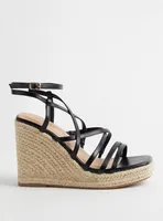 Laceup Strappy Platform Wedge (WW