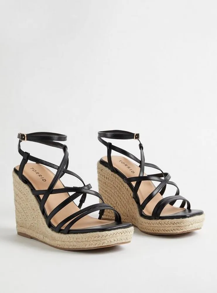 Laceup Strappy Platform Wedge (WW