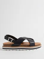 Crisscross Flatform Sandal (WW