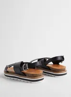 Crisscross Flatform Sandal (WW