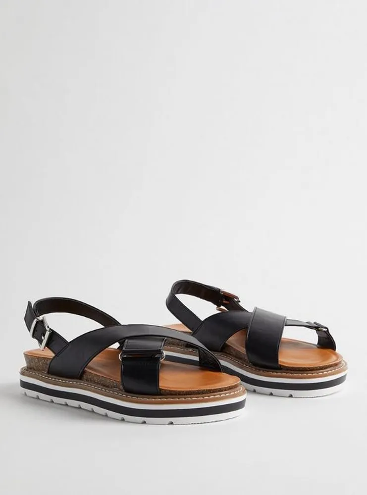 Crisscross Flatform Sandal (WW