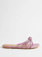 Embroidered Twist Sandal (WW