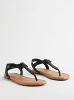 Stretch T-Strap Slide (WW