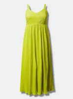 Maxi Plisse Pleated Dress