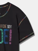 Pride Relaxed Fit Cotton Crew Neck Tee