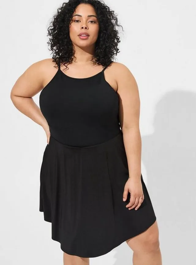 Plus Size - Performance Core Scoop Neck Strappy Back Active Tank with Mesh  Support - Torrid