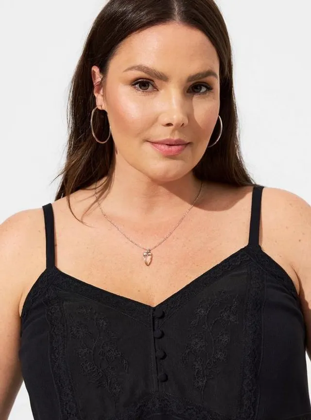 Plus Size - Peplum Washable Crinkle Gauze Smocked Tank Top - Torrid