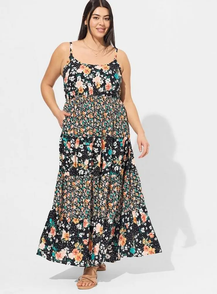 Maxi Challis Tiered Dress