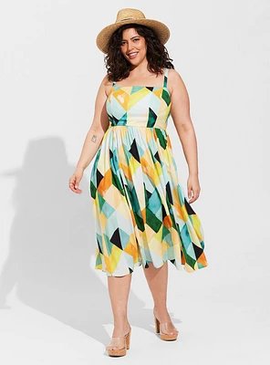 Midi Washable Challis Sundress