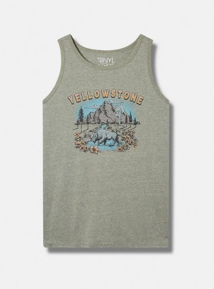 Yellowstone Classic Fit Cotton Crew Neck Tank