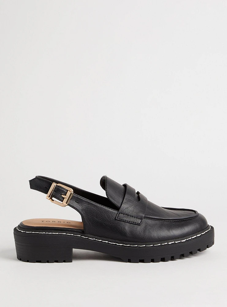 Sling Back Lug Loafer (WW)