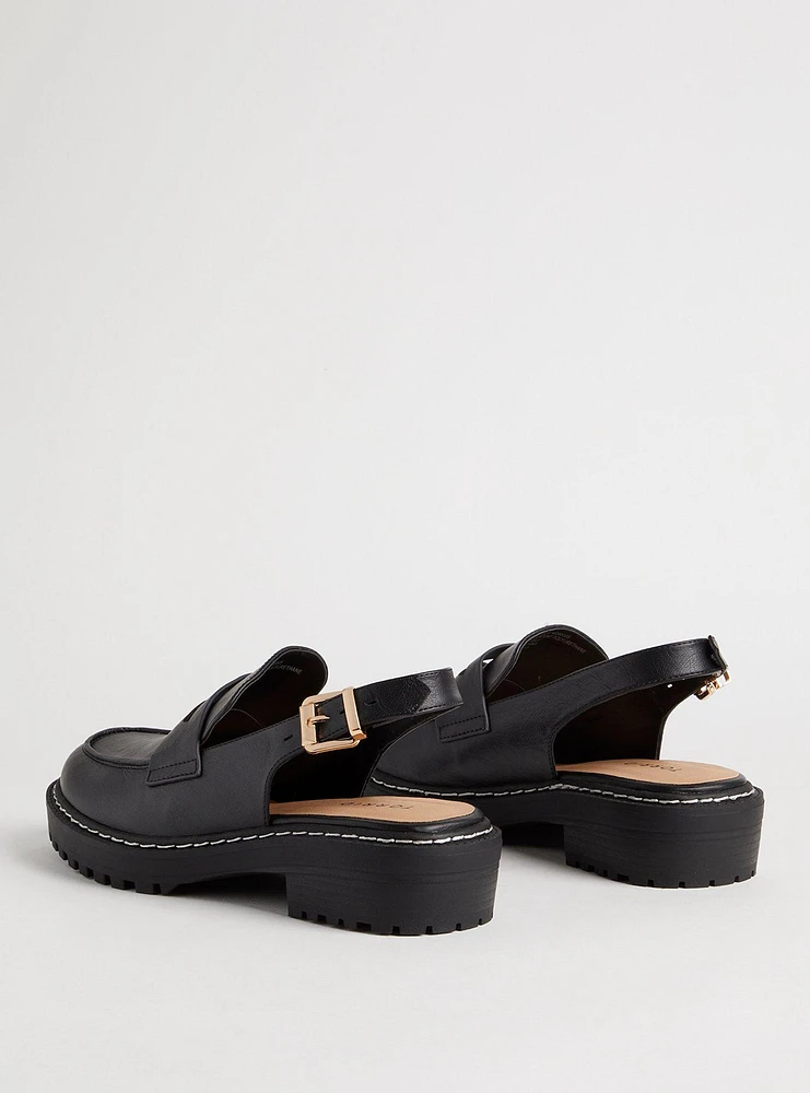 Sling Back Lug Loafer (WW)