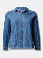 Denim Raglan Chore Jacket