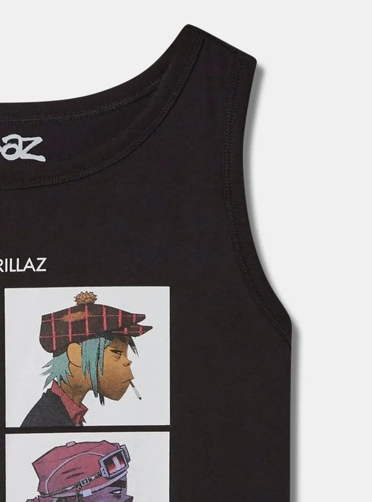 Gorillaz Classic Fit Cotton Crew Neck Tee