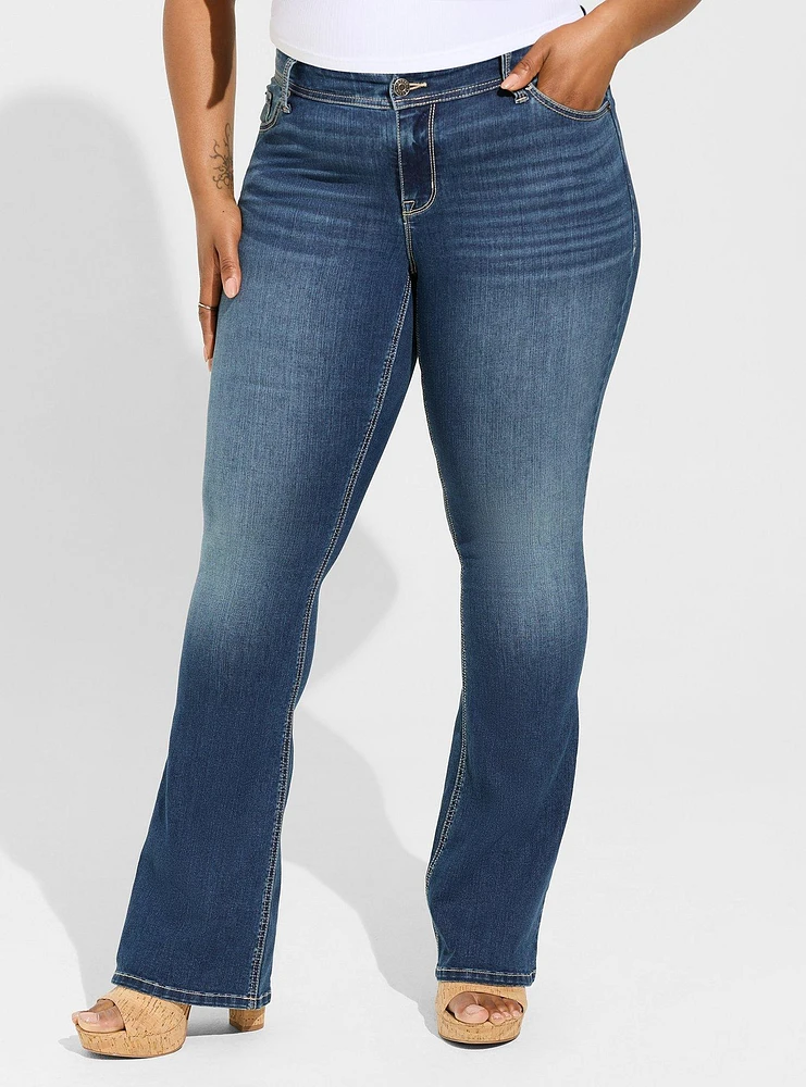 Luxe Slim Boot Super Stretch Mid-Rise Jean