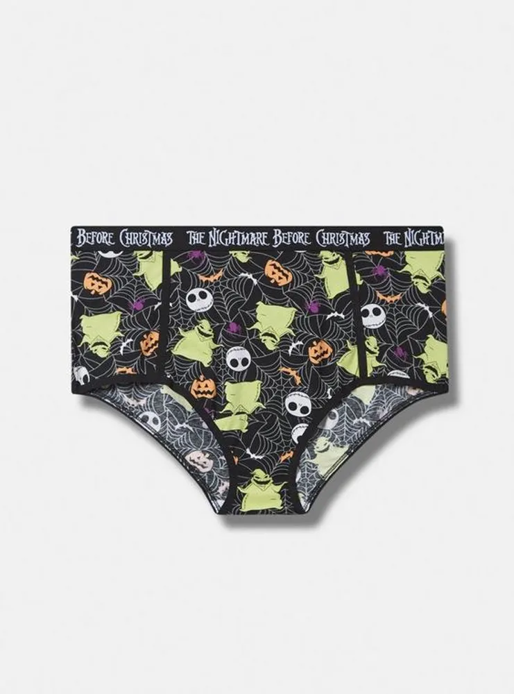 TORRID Disney The Nightmare Before Christmas Brief Mid Rise Cotton Panty