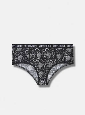 Beetlejuice Strange And Unusual Cheeky Mid Rise Cotton Panty