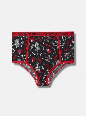 Stranger Things High Rise Cotton Panty