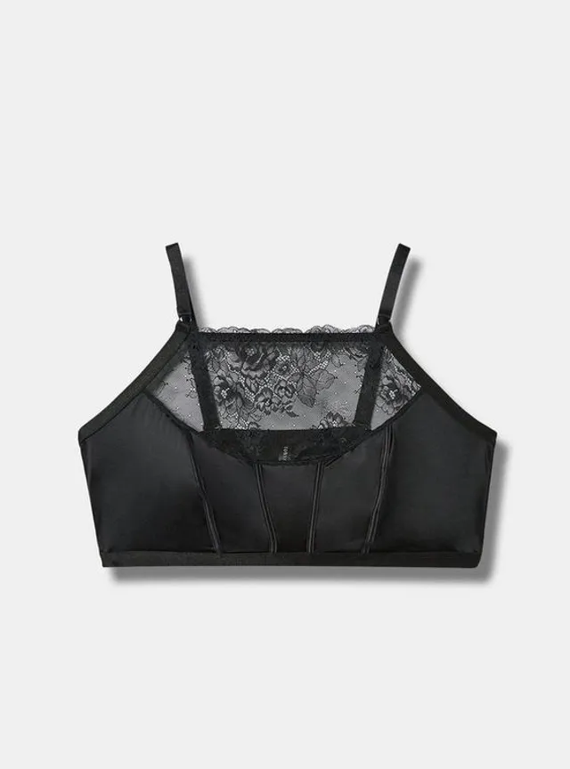 torrid, Intimates & Sleepwear, Torrid Black Lace Racerback Bralette 3