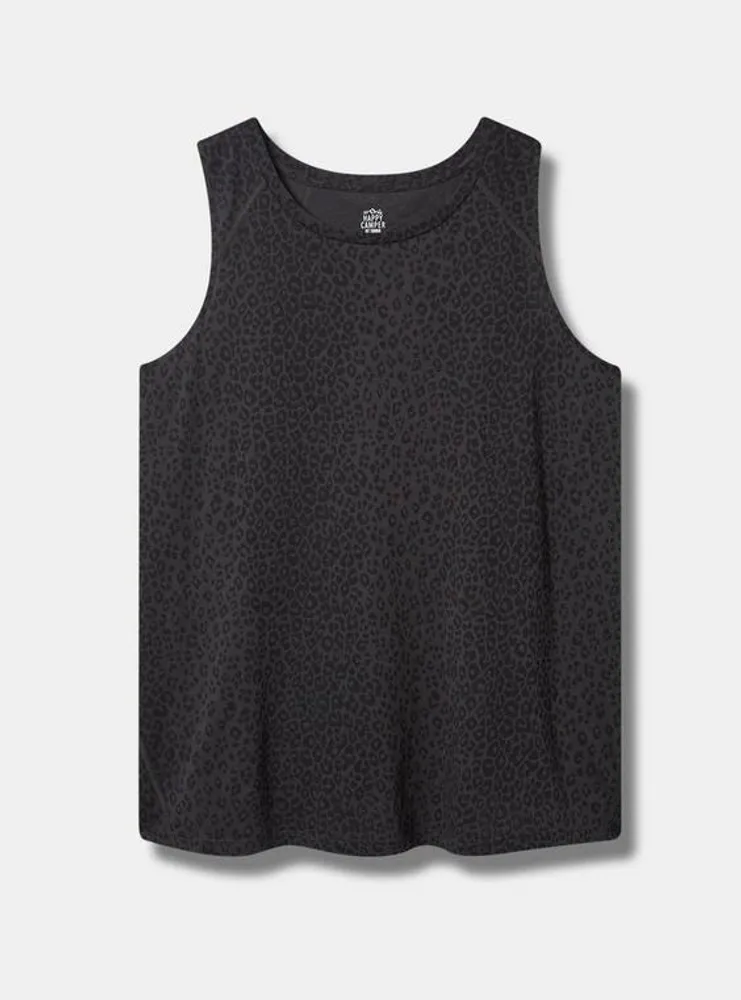 Happy Camper Performance Cotton High Neck Active Tank