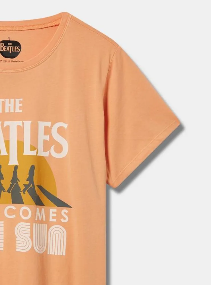 The Beatles Classic Fit Cotton Crew Tunic Tee