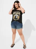 Steve Miller Classic Fit Cotton Off Shoulder Tee