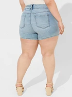 3.5 Inch Jegging Super Soft Denim High-Rise Short