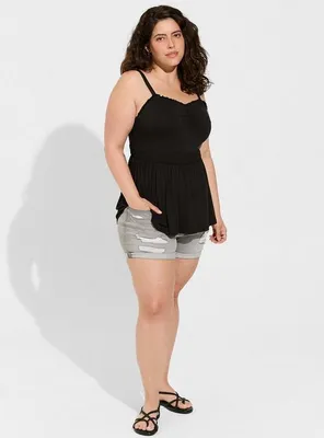 Super Soft Sweetheart Ruched Babydoll Top