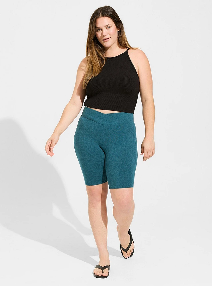 9'' Crossover Waist Bike Short