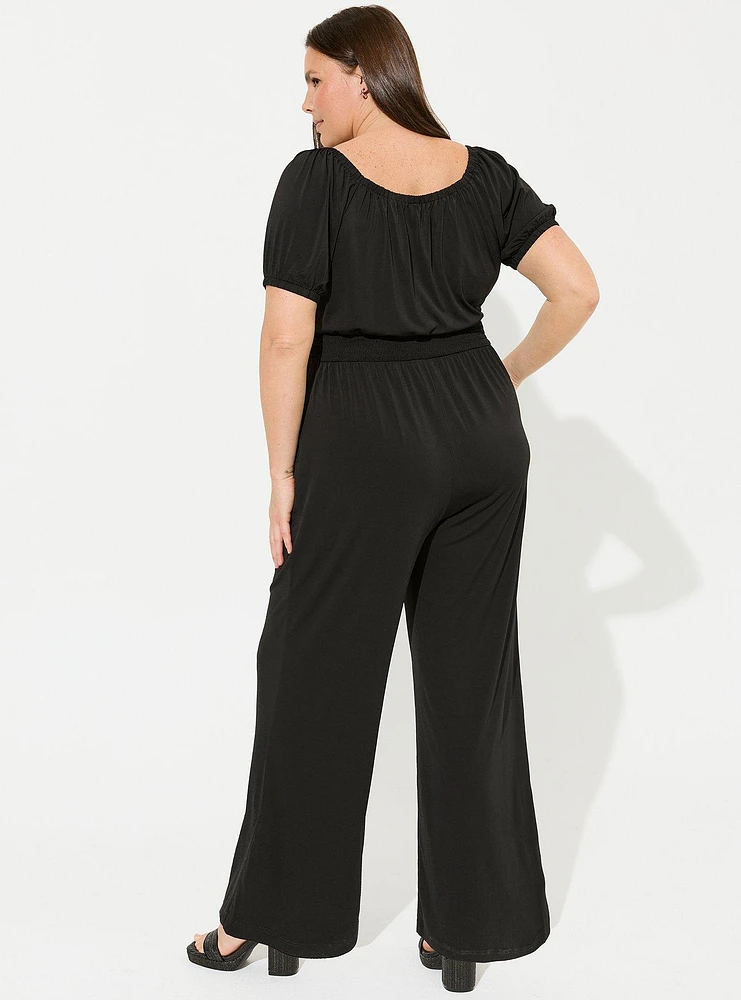 Puff Sleeve Jumpsuit