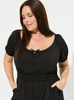 Puff Sleeve Jumpsuit
