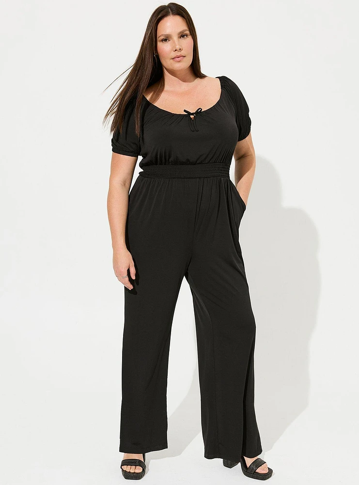 Puff Sleeve Jumpsuit