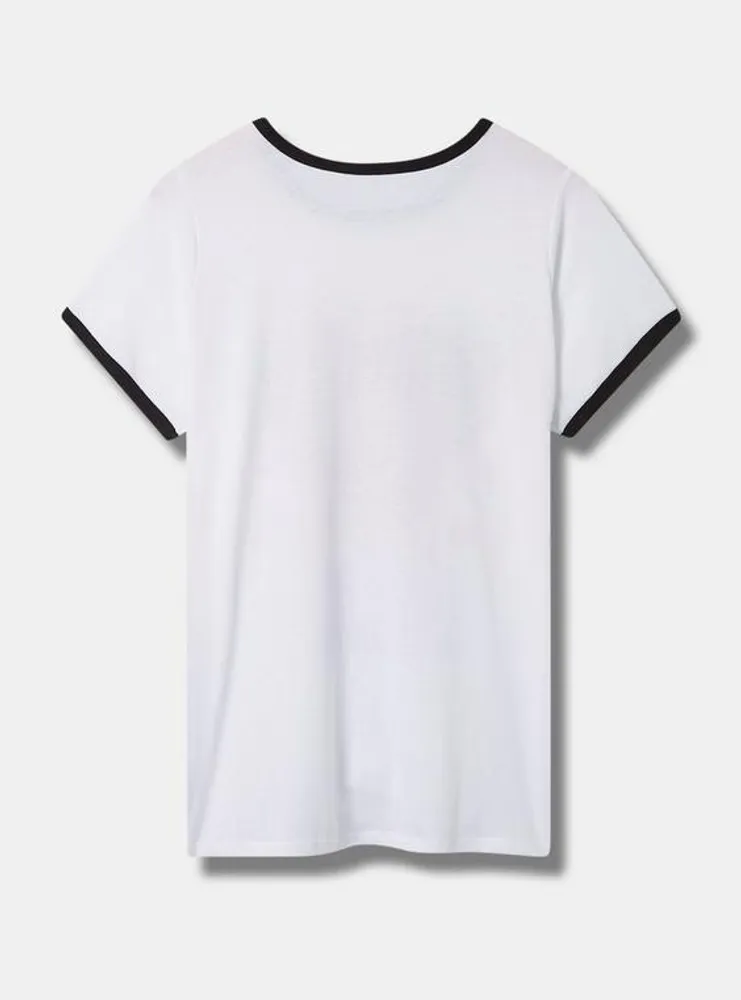 Lizzo Classic Fit Cotton Ringer Tee