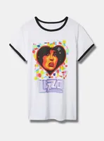 Lizzo Classic Fit Cotton Ringer Tee