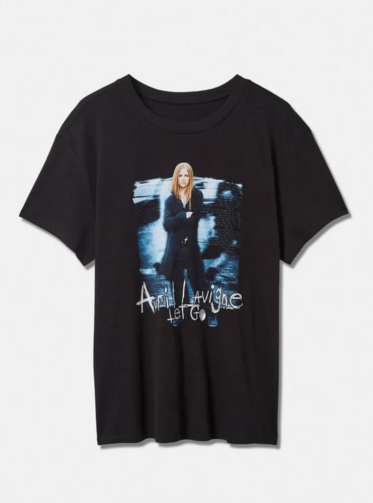 Avril Lavigne Relaxed Fit Cotton Crew Neck Tee