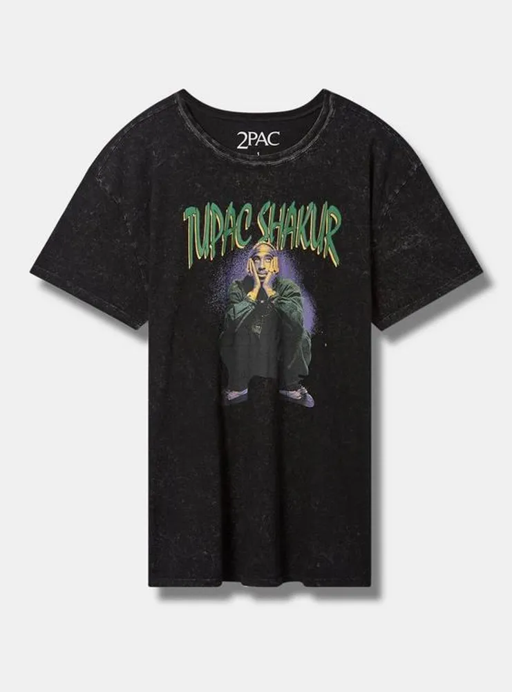 Tupac Relax Fit Cotton Tunic Tee