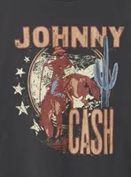Johnny Cash Classic Fit Cotton Crew Tee