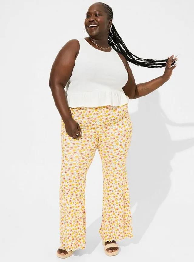 Plus Size - Super Soft Rib Full Length Lounge Pant - Torrid