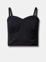 Seersucker Sleeveless Bralette