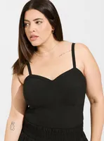 Seersucker Sleeveless Bralette