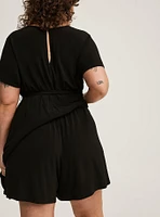 Surplice Romper