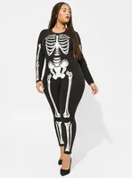 Skeleton Glow The Dark Long Sleeve Bodysuit