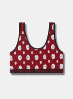 Friday The 13th Cotton Scoop Neck Bralette