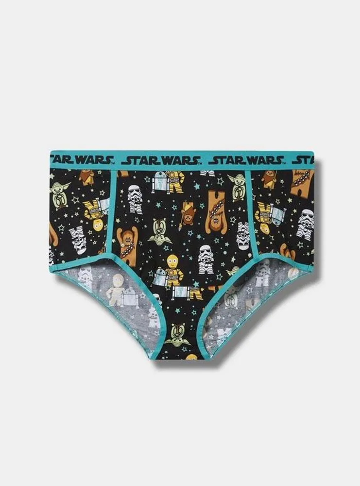 Star Wars Brief Mid Rise Cotton Panty
