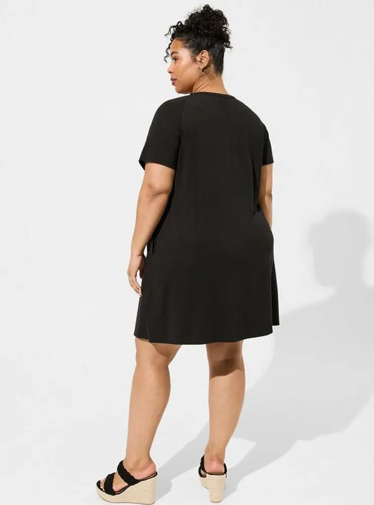 TORRID Mini Supersoft Raglan Swing Dress